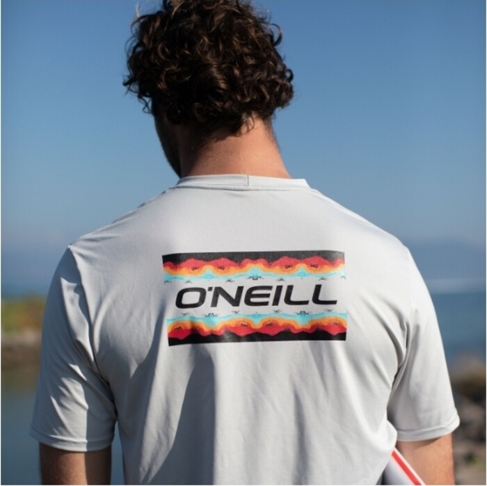 2024 O'Neill Mens Trvlr Hybrid Short Sleeve 'Jordy' Sun Shirt 5618SB - Overcast